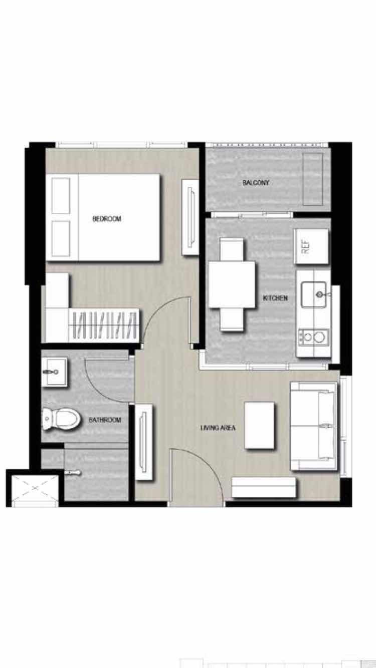 [ON-37] The Base Park East Sukhumvit 77 (เดอะ เบส พาร์ค อีสท์ สุขุมวิท 77) : ขายคอนโดมิเนียม 1 ห้องนอน ใกล้อ่อนนุช ซื้ออยู่เอง หรือปล่อยเช่าก็เฮง!