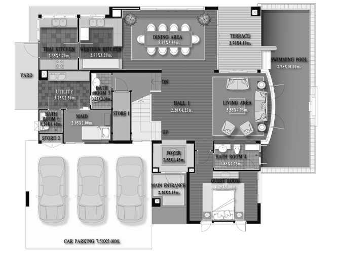 [ON-4] Baan Sansiri Sukhumvit 67 (บ้านแสนสิริ สุขุมวิท 67) : บ้านให้เช่า 4 ห้องนอน ใกล้อ่อนนุช/พระโขนง บ้านสวย ทำเลดี