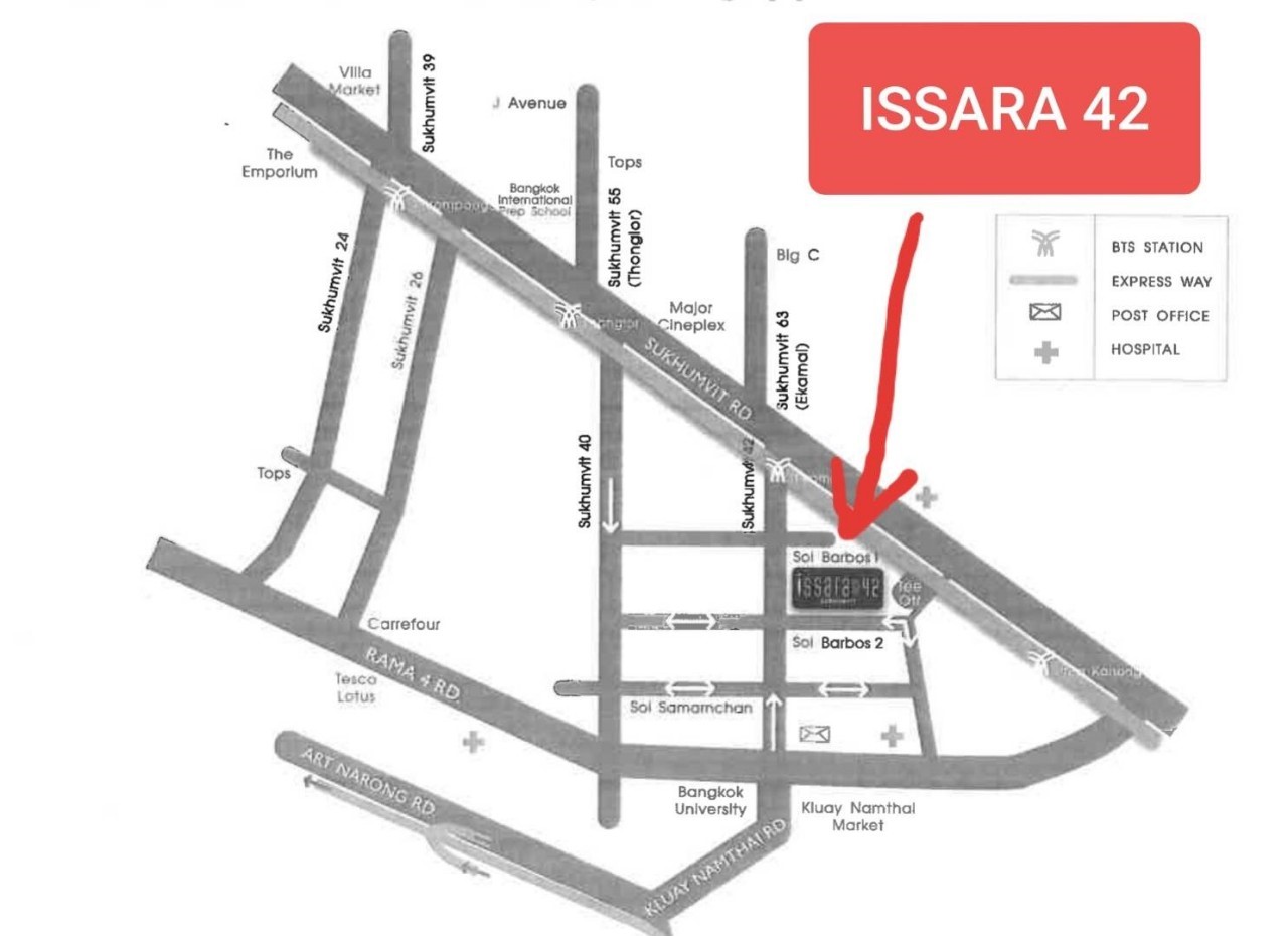 [SUE-64] Issara @ 42 Sukhumvit Condominium (อิสสระ แอท 42 สุขุมวิท คอนโดมิเนียม) : คอนโดมิเนียมให้เช่า 3 ห้องนอน ใกล้เอกมัย คอนโดให้เช่า ติดต่อเพื่อขอชมห้องได้ วันนี้