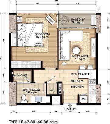 [SUN-16] Circle Living Prototype New Petchburi (เซอร์เคิล ลิฟวิ่ง โปรโตไทป์ เพชรบุรีตัดใหม่) : คอนโดมิเนียมให้เช่า 1 ห้องนอน ใกล้อโศก/นานา พร้อมเข้าอยู่ ด่วน!