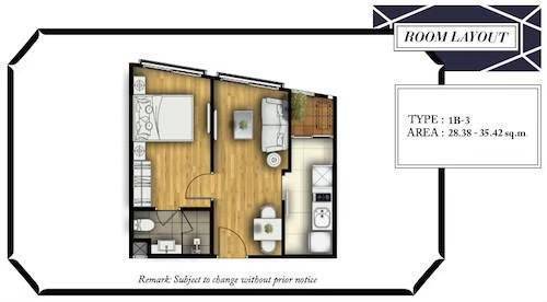 [SUP-64] Condolette Dwell Sukhumvit 26 (คอนโดเลต ดเวล สุขุมวิท 26) : คอนโดมิเนียมให้เช่า 1 ห้องนอน ใกล้พร้อมพงษ์ คอนโดให้เช่า ติดต่อเราเลย!