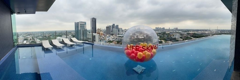 [ON-266] Life @ Sukhumvit (ไลฟ์ แอท สุขุมวิท) : คอนโดมิเนียมให้เช่า 1 ห้องนอน ใกล้พระโขนง ห้องนี้ดี อยู่แล้วรวย