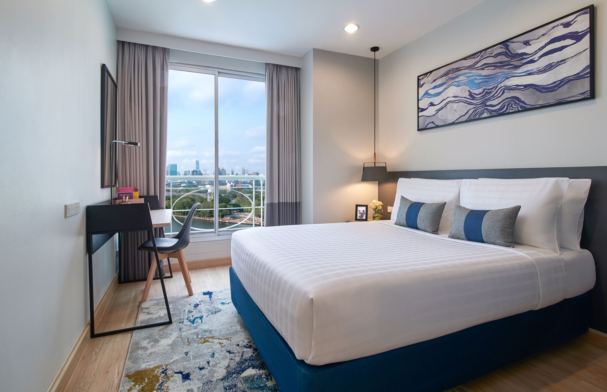 [KT-63] Shama Lakeview Asoke (ชามา เลควิว อโศก) : คอนโดมิเนียมให้เช่า 3 ห้องนอน ใกล้ศูนย์ประชุมแห่งชาติสิริกิติ์ คอนโดสวย ส่วนกลางดี