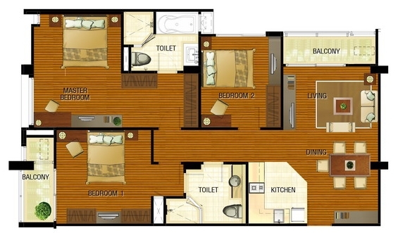 [KT-86] Y.O. Place (วาย โอ เพลส) : คอนโดมิเนียมให้เช่า 3 ห้องนอน ใกล้ศูนย์ประชุมแห่งชาติสิริกิติ์ ห้องสวย ราคาพิเศษ