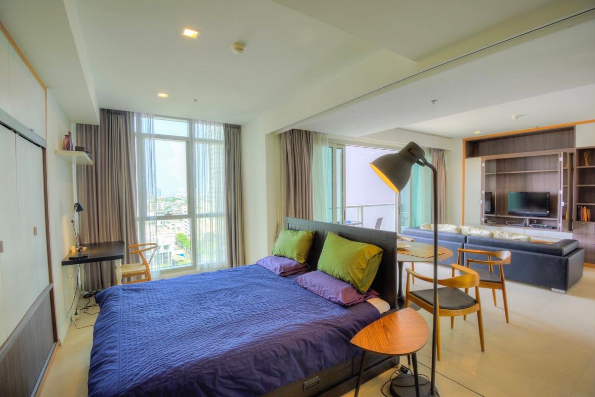 [CHC-417] The River Condominium (เดอะ ริเวอร์ คอนโดมิเนียม) : คอนโดมิเนียมให้เช่า 1 ห้องนอน ใกล้สะพานตากสิน ห้องนี้ดี อยู่แล้วรวย