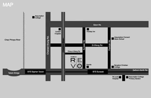 [CHC-479] Noble Revo Silom (โนเบิล รีโว สีลม) : ขายคอนโดมิเนียม 2 ห้องนอน ใกล้สุรศักดิ์ ขายคอนโด ด่วน!