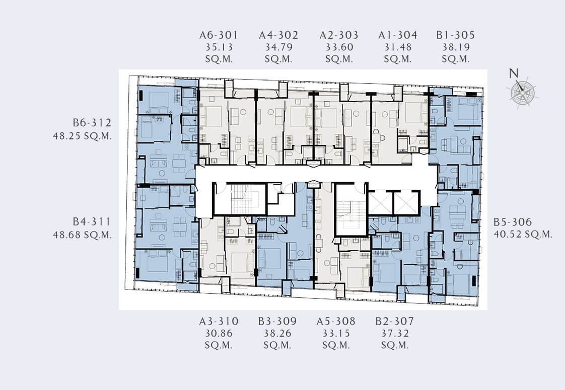 [SUA-346] Walden Asoke (วาลเด้น อโศก) : คอนโดมิเนียมให้เช่า 2 ห้องนอน ใกล้อโศก คอนโดสวย ส่วนกลางดี