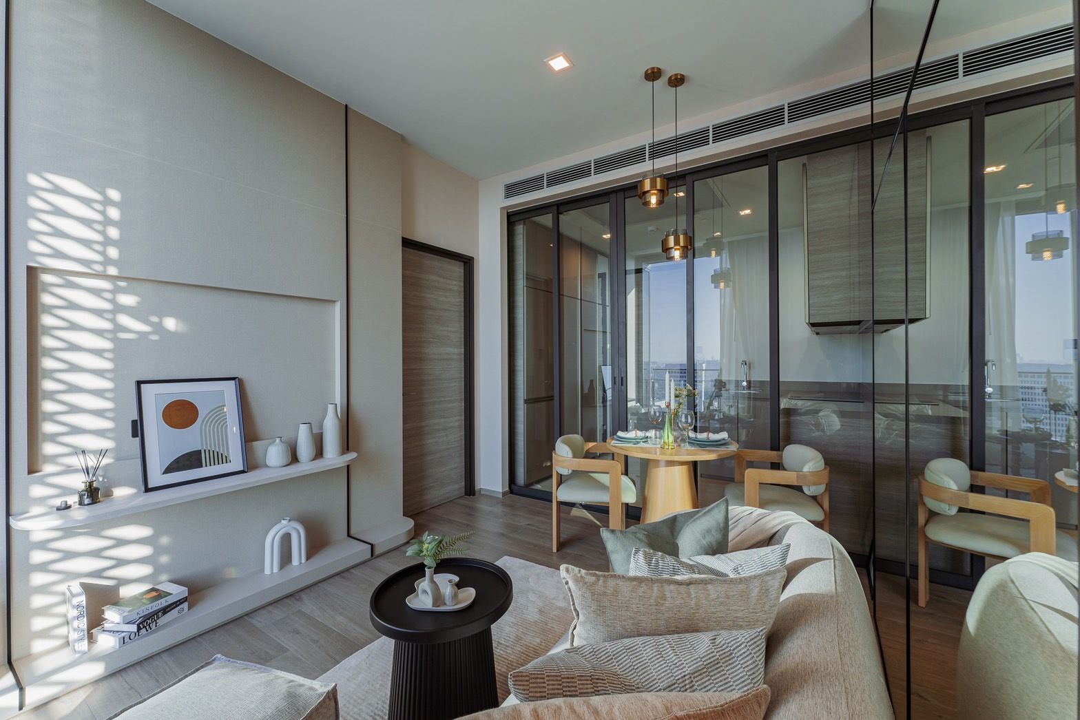 [LA-57] The Crest Park Residences (เดอะ เครสท์ พาร์ค เรสซิเดนเซส) : คอนโดมิเนียมให้เช่า 1 ห้องนอน ใกล้พหลโยธิน คอนโดอยู่สบาย