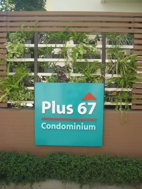 [ON-484] Plus 67 (พลัส 67 คอนโดมิเนียม) : คอนโดมิเนียมให้เช่า 1 ห้องนอน ใกล้พระโขนง คอนโดสวย ส่วนกลางดี