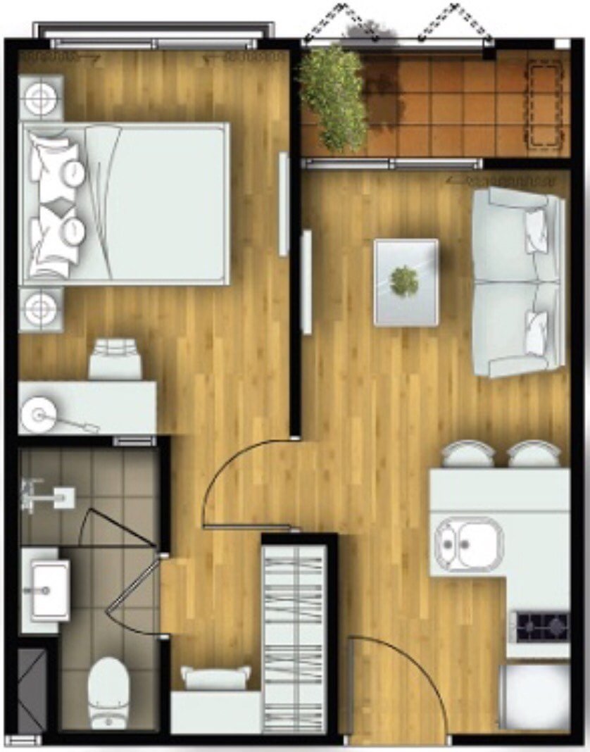 [SUP-451] Condolette Dwell Sukhumvit 26 (คอนโดเลต ดเวล สุขุมวิท 26) : คอนโดมิเนียมให้เช่า 1 ห้องนอน ใกล้พร้อมพงษ์ คอนโดให้เช่า ติดต่อขอชมห้องวันนี้