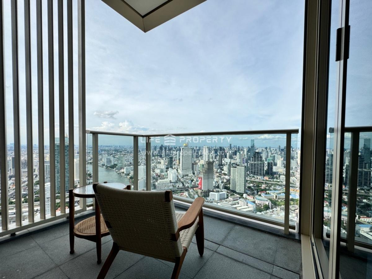 [CHC-663] Four Seasons Private Residences Bangkok (โฟร์ซีซัน ไพรเวท เรสซิเดนซ์) : เช่าคอนโดหรู ใกล้ BTSสะพานตากสิน ห้องใหม่ ชั้นสูงอยู่สบาย วิวแม่น้ำ สวยมาก