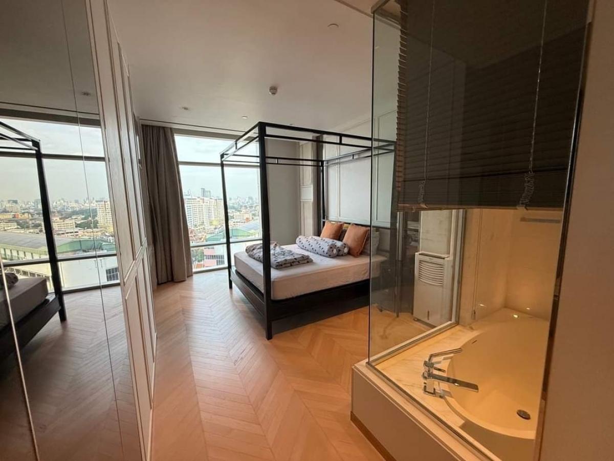 [CHK-144] Four Seasons Private Residences Bangkok (โฟร์ซีซัน ไพรเวท เรสซิเดนซ์) : เช่าคอนโดหรู ใกล้ BTS สะพานตากสิน ห้องใหญ่สุดพรีเมียม 2ห้องนั่งเล่น  พร้อมเข้าอยู่