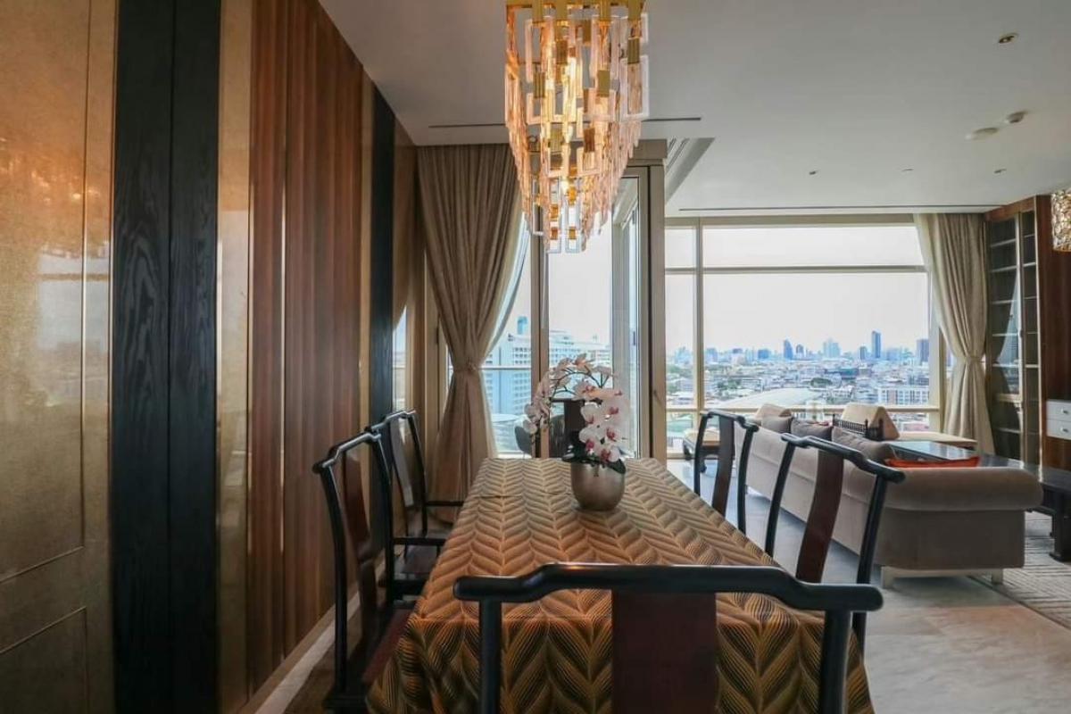 [CHK-144] Four Seasons Private Residences Bangkok (โฟร์ซีซัน ไพรเวท เรสซิเดนซ์) : เช่าคอนโดหรู ใกล้ BTS สะพานตากสิน ห้องใหญ่สุดพรีเมียม 2ห้องนั่งเล่น  พร้อมเข้าอยู่