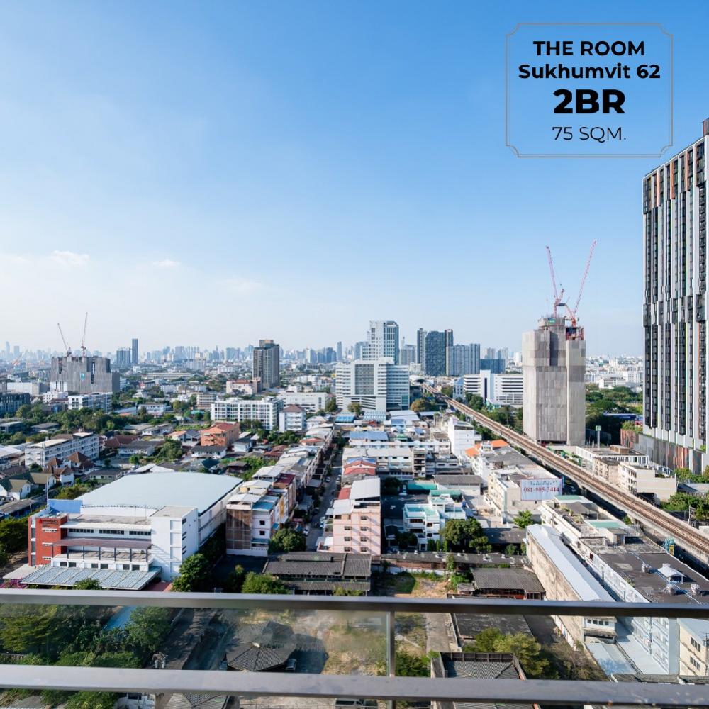 [ON-596] The Room Sukhumvit 62 (เดอะ รูม สุขุมวิท 62) : ขายคอนโดมิเนียม 2 ห้องนอน ใกล้ปุณณวิถี พร้อมเข้าอยู่ทันที นัดดูห้องได้เลย