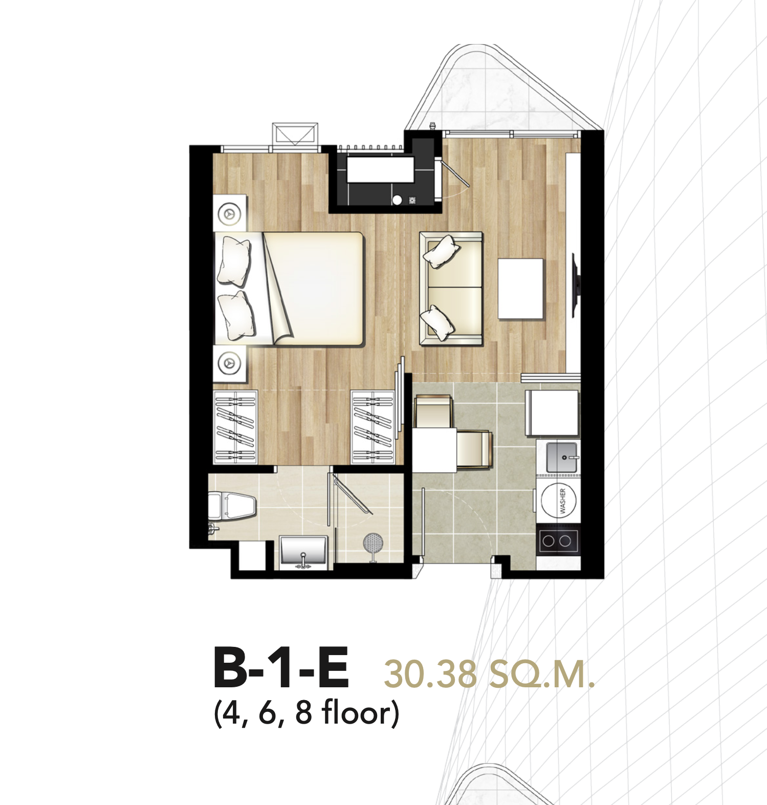 [SUT-733] Chewathai Residence Thonglor (ชีวาทัย เรสซิเดนท์ ทองหล่อ) : ขายคอนโดมิเนียม 1 ห้องนอน ใกล้ทองหล่อ ขายคอนโด ด่วน!