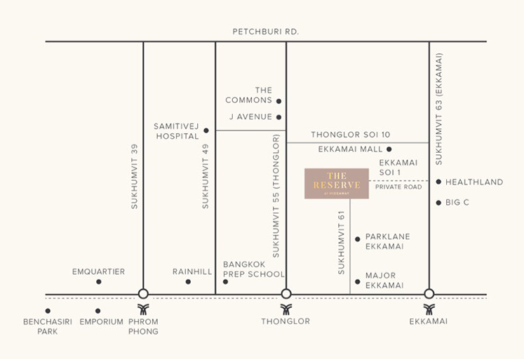 [SUT-771] The Reserve Sukhumvit 61 (เดอะ รีเสริฟ สุขุมวิท 61) : ขายคอนโดมิเนียม 1 ห้องนอน ใกล้ทองหล่อ คอนโดห้องสวย ราคาดี