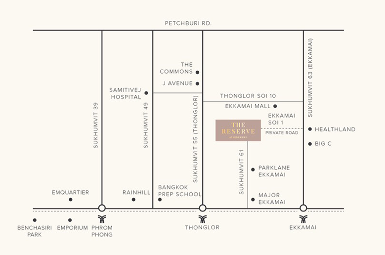 [SUT-772] The Reserve Sukhumvit 61 (เดอะ รีเสริฟ สุขุมวิท 61) : ขายคอนโดมิเนียม 2 ห้องนอน ใกล้ทองหล่อ คอนโดห้องสวย ราคาดี